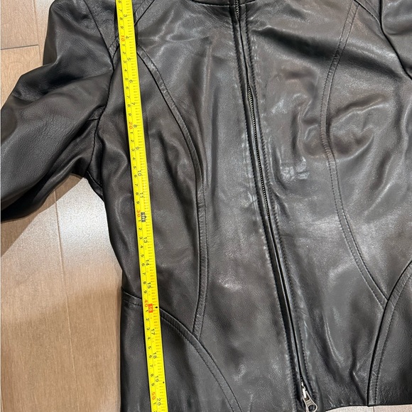 Black leather Danier jacket - Picture 11 of 11
